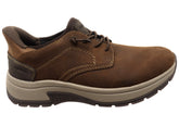 Rieker Mens 11050 Comfortable Leather Extra Wide Fit Slip On Shoes