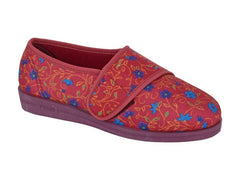 Womens Wide Fit Comfylux Sally Slippers