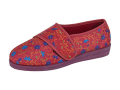 Womens Wide Fit Comfylux Sally Slippers