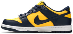 Nike Grade School Womens Dunk Low Sneakers - 'Michigan' 2021