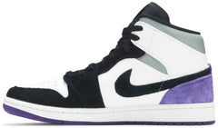 Nike Mens Air Jordan 1 Mid SE Sneakers - 'Varsity Purple'