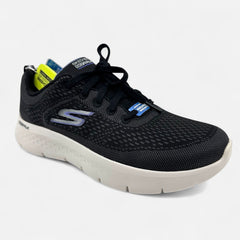 Skechers Go Walk Flex Kali Black Lavender Womens Athletic Ultra Go Sneaker