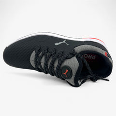 PUMA Proadapt Alphacat Black Silver Hot Coral Womens Waterproof Golf Shoes