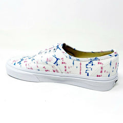 Vans Madewell Authentic Stained True White Tie Dye Womens Casual Shoes