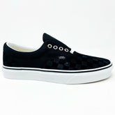 Vans Era (Deboss Checkerboard) Black True White Womens Classic Shoes Sneakers