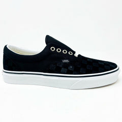 Vans Era (Deboss Checkerboard) Black True White Womens Classic Shoes Sneakers