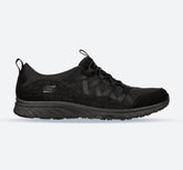 Women's Wide Fit Skechers 104281 Gratis Sport Live Golden Trainers - Black