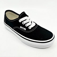 Vans Authentic Classic Black White Kids Casual Sneakers