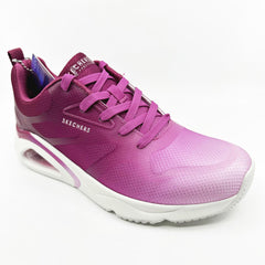 Skechers Tres Air Uno Brighten Up Pink Multi Womens Athletic Sneakers