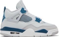 Nike Mens Jordan 4 Retro Sneakers - 'Military Blue' (2024)