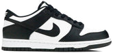 Nike Grade School Womens Dunk Low Sneakers - 'Black White'