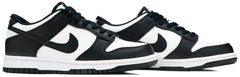 Nike Grade School Womens Dunk Low Sneakers - 'Black White'