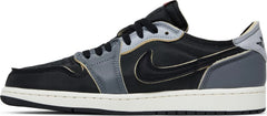Nike Mens Air Jordan 1 Retro Low OG EX Sneakers - 'Dark Smoke Grey'