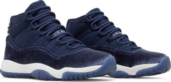 Nike Womens Air Jordan 11 Retro Sneakers - 'Midnight Navy Velvet'