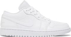 Nike Womens Air Jordan 1 Low Sneakers - 'Triple White' 2022
