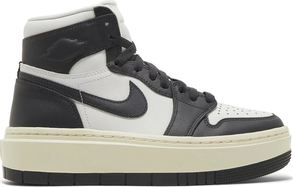 Nike Womens Air Jordan 1 Elevate High Sneakers - 'White Black'