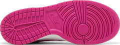 Nike Grade School Womens Dunk Low Sneakers - 'Active Fuchsia'