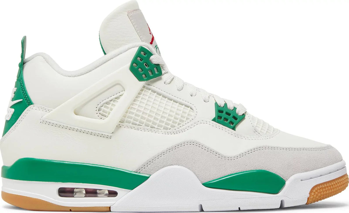 Nike Mens SB x Air Jordan 4 Retro Sneakers - 'Pine Green'