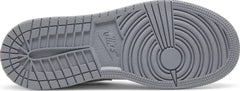 Nike Grade School Womens Air Jordan 1 Mid Sneakers - 'Vintage Grey'