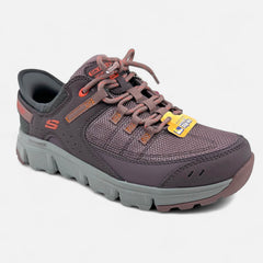 Skechers Summits AT Burgundy Multicolor Womens Athletic Slip Ins Sneaker