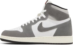 Nike Grade School Womens Air Jordan 1 Retro High OG Sneakers - 'Washed Black'