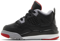 Nike Toddlers Air Jordan 4 Retro Sneakers - 'Bred Reimagined'