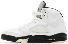 Nike Mens Air Jordan 5 Retro Sneakers - 'White Black'