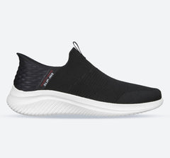 Men's Wide Fit Skechers 232450W Slip-ins Ultra Flex 3.0 - Smooth Step Trainers - Black