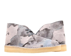 Clarks Originals Desert Coal Men Casual Chukka Boots Blue Camo