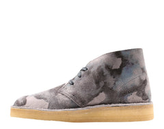Clarks Originals Desert Coal Men Casual Chukka Boots Blue Camo