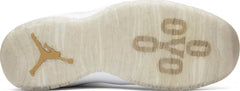 Nike Mens OVO x Air Jordan 10 Retro Sneakers - 'White'