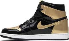 Nike Mens Air Jordan 1 Retro High OG NRG Sneakers - 'Gold Toe'