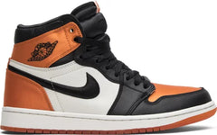 Nike Womens Air Jordan 1 Retro High OG Sneakers - 'Satin Shattered Backboard'