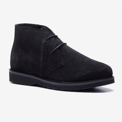 Men's Wide Fit Tredd Well William 22759 Suede Dress Boots - Black