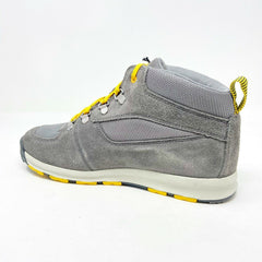 Timberland Earthkeeper GT Scramble Mid Nubuck Gray Yellow Kids Boots 4893R