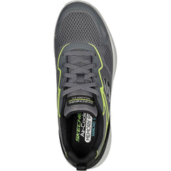 Men's Wide Fit Skechers 232674 2.0 - Andal Trainers - Charcoal/Lime