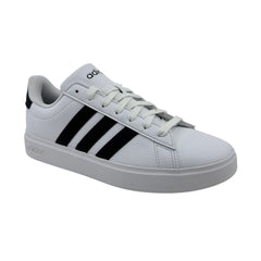 Adidas Grand Court 2.0 Cloud White Black Womens Athletic Sneaker