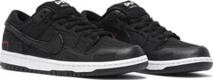 Nike Mens Wasted Youth x Dunk Low SB Sneakers - 'Black Denim'
