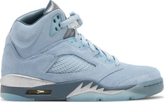 Nike Womens Air Jordan 5 Retro Sneakers - 'Blue Bird'