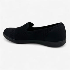 Skechers One The Go Dreamy Beaming Blacck Womens Casual Slip-On