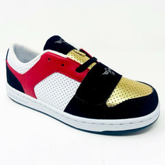 Creative Recreation Cesario Lo White Gold Red Black Youth Kids Sneakers