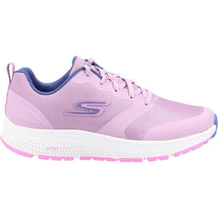 Women's Wide Fit Skechers 128275 GO RUN Consistent Lunar Night Trainers - Mauve