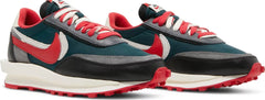 Nike Mens Sacai x Undercover x LDWaffle Sneakers - 'Midnight Spruce University Red'