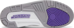 Nike Mens Air Jordan 3 Retro Sneakers - 'Dark Iris'