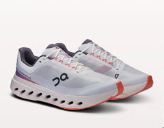 Men's Wide Fit On Cloudsurfer Next Wide Training Shoes - White/Flame