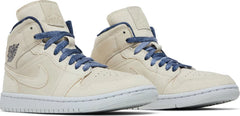 Nike Womens Air Jordan 1 Mid SE Sneakers - 'Sanddrift'