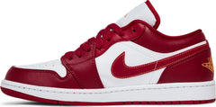 Nike Mens Air Jordan 1 Low Sneakers - 'Cardinal Red'