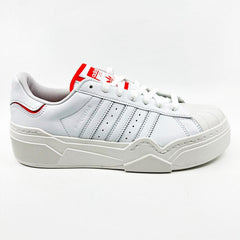 Adidas Originals Superstar Bonega 2B White Red Womens Leather Sneakers IG2395