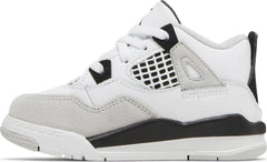 Nike Toddlers Air Jordan 4 Retro Sneakers - 'Military Black'