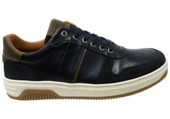 Wild Rhino Sahara Mens Comfortable Leather Lace Up Casual Shoes